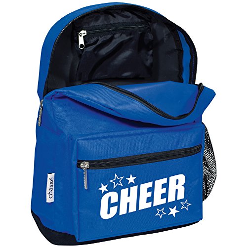 chassé Girls Basic Cheerleading Backpack - Lightweight Bag for Dance, Teams, Sports (Dark Green)