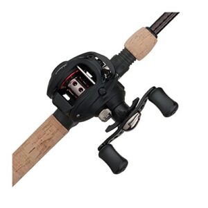 ugly stik 6’6” elite baitcast fishing rod and reel casting combo, ugly tech construction with clear tip design, 6’6” 1-piece fast action rod