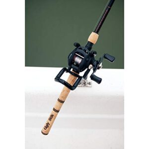 Ugly Stik 6’6” Elite Baitcast Fishing Rod and Reel Casting Combo, Ugly Tech Construction with Clear Tip Design, 6’6” 1-Piece Fast Action Rod