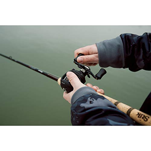 Ugly Stik 6’6” Elite Baitcast Fishing Rod and Reel Casting Combo, Ugly Tech Construction with Clear Tip Design, 6’6” 1-Piece Fast Action Rod