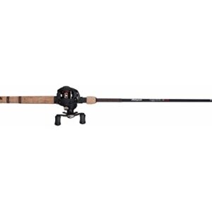 Ugly Stik 6’6” Elite Baitcast Fishing Rod and Reel Casting Combo, Ugly Tech Construction with Clear Tip Design, 6’6” 1-Piece Fast Action Rod