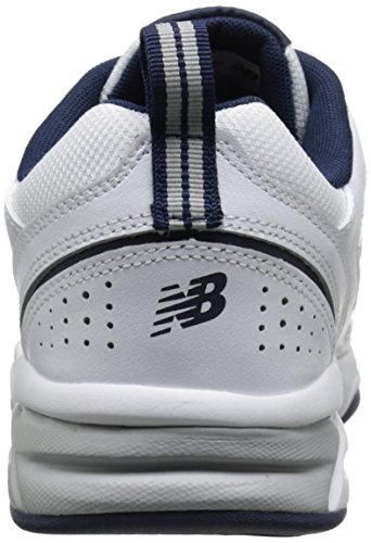 New Balance Men's 623 V3 Casual Comfort Cross Trainer, White/Navy, 12 X-Wide