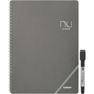nu board a4 size (8.8 x 11.9 inch) nga403fn08 whiteboard notebook - dry erase notebook