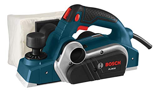 BOSCH 3-1/4 Inch Woodworking Hand Planer with Carrying Case, PL2632K