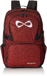 nfinity sparkle backpack, red