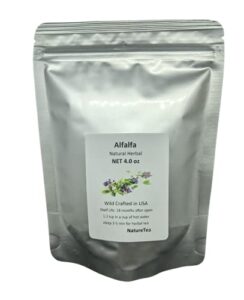 alfalfa - medicago sativa loose leaf c/s 100% from nature (1 oz)