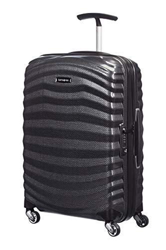 Samsonite Lite-Shock Hand Luggage, 55 Centimeter Cabin Spinner, 36 Liters, Black