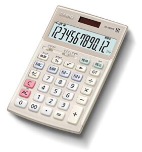 casio full-scale practice calculator verification, tax calculation just type 12-digit js-20wk-gd