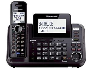 panasonic kx-tg9541b link2cell bluetooth enabled 2-line phone with answering machine & 1 cordless handset (renewed)