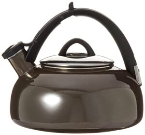 cuisinart ctk-eos2gg peak 2-quart teakettle, make 2-quarts of boiling water in this classic tea kettle, whistle sound to signal water is ready, gray