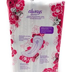 Always Discreet, Incontinence Light Pads, 3 Drops, 30 Pads each (Value Pack of 2)