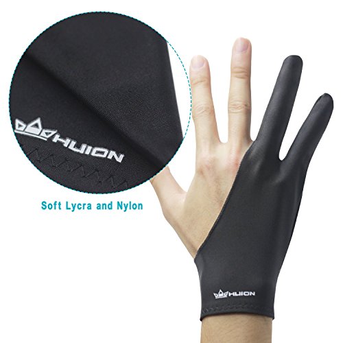 Huion Artist Glove for Drawing Tablet (1 Unit of Free Size, Good for Right Hand or Left Hand) - Cura CR-01