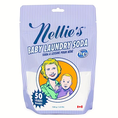 Nellie's Baby Powder Laundry Pouch Safe for Infants' Sensitive Skin, Non-Toxic, 1.6 Pound