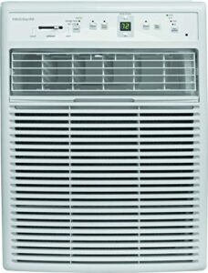 frigidaire ffrs1022r1 10000 btu 115-volt slider/casement room full-function remote control window air conditioner, 10,000, white