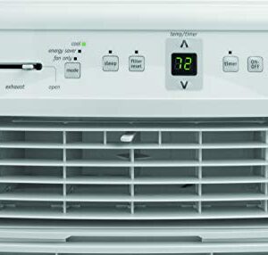 FRIGIDAIRE FFRS1022R1 10000 BTU 115-volt Slider/Casement Room Full-Function Remote Control Window Air Conditioner, 10,000, White