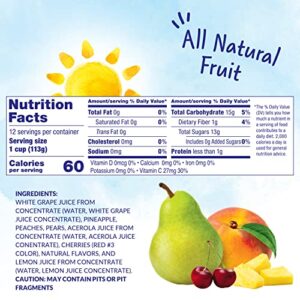 Dole Fruit Bowls Cherry Mixed Fruit in 100% Juice, Back To School, Gluten Free Healthy Snack, 4oz, 12 Total Cups