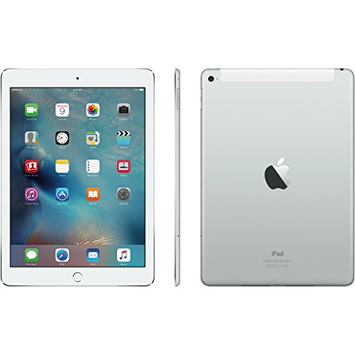 Apple iPad Air 2 MH2V2LL/A -16GB Wi-Fi + Cellular Silver (Renewed)