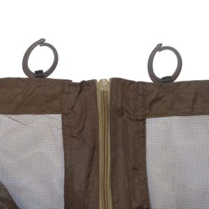 Keep Mosquitoes Out of Your 10 x 12 Gazebo with This Four Panel Pack of Easy to Netting with Zippers