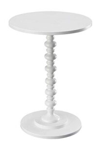 convenience concepts palm beach spindle table, white