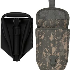 USGI US Military Original Issue E-Tool Entrenching Shovel with ACU OR Multicam Carrying Case/Pouch