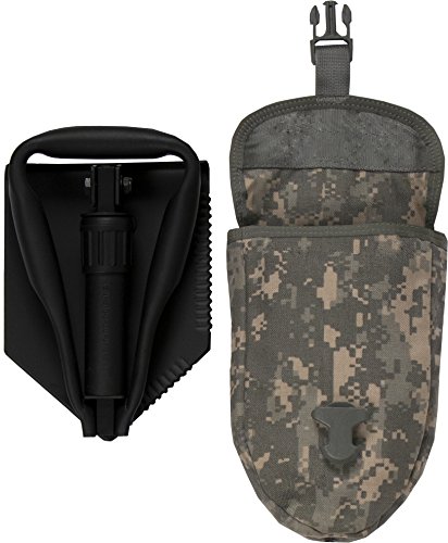 USGI US Military Original Issue E-Tool Entrenching Shovel with ACU OR Multicam Carrying Case/Pouch