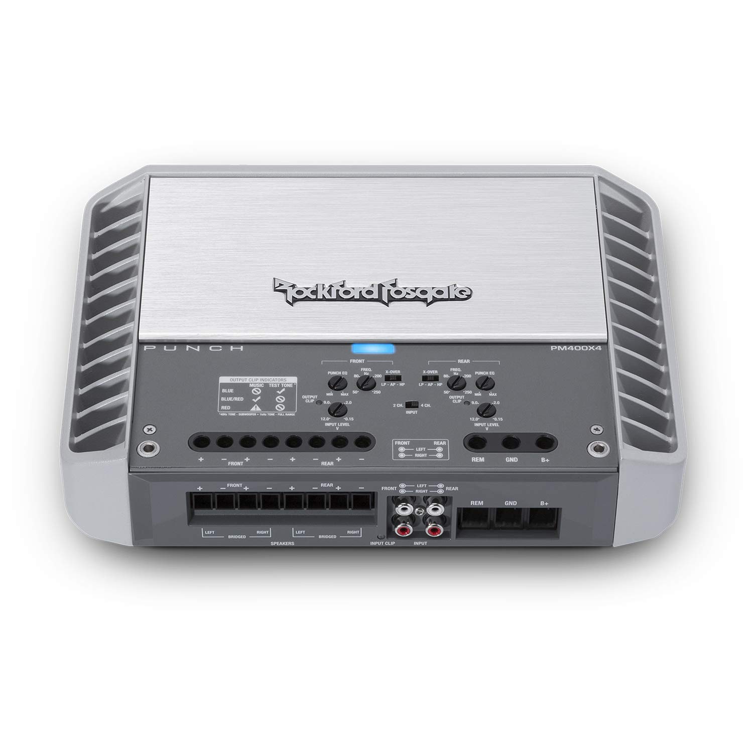 Rockford Fosgate PM400X4 Punch Marine 400 Watt 4-Channel Amplifier