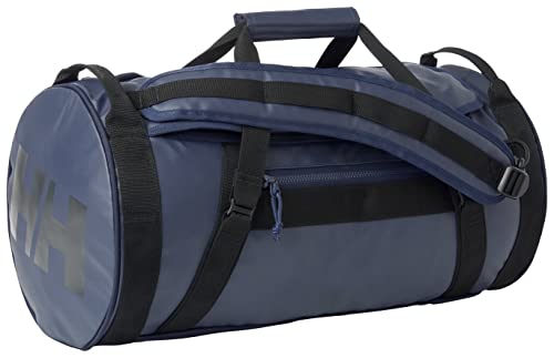 Helly Hansen unisex-adult Unisex HH Duffel Bag 2 Packable Bag with Optional Backpack Straps, 689 Evening Blue, 50L (Medium)