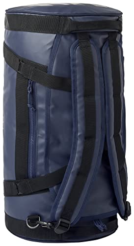 Helly Hansen unisex-adult Unisex HH Duffel Bag 2 Packable Bag with Optional Backpack Straps, 689 Evening Blue, 50L (Medium)