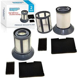 hqrp 2-pack dirt cup filter assembly compatible with bissell 6489, 64892, 64894 bagless canister vacuum cleaner, parts 203-1772 and 203-1532 replacement