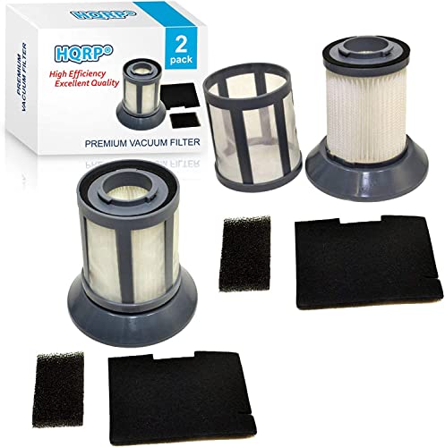 HQRP 2-Pack Dirt Cup Filter Assembly compatible with Bissell 6489, 64892, 64894 Bagless Canister Vacuum Cleaner, parts 203-1772 and 203-1532 Replacement