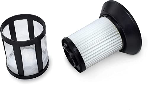 HQRP 2-Pack Dirt Cup Filter Assembly compatible with Bissell 6489, 64892, 64894 Bagless Canister Vacuum Cleaner, parts 203-1772 and 203-1532 Replacement