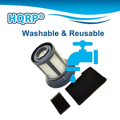 HQRP 2-Pack Dirt Cup Filter Assembly compatible with Bissell 6489, 64892, 64894 Bagless Canister Vacuum Cleaner, parts 203-1772 and 203-1532 Replacement