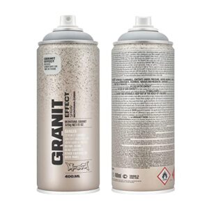 Montana Cans GRANIT EFFECT Spray Paint, 400ml, Light Grey, 13.5 Fl Oz (Pack of 1)