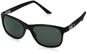 tag heuer 66 9382 301 541703 oval sunglasses, black, 54 mm