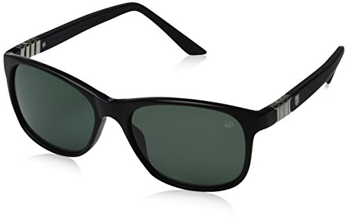 TAG Heuer 66 9382 301 541703 Oval Sunglasses, Black, 54 mm