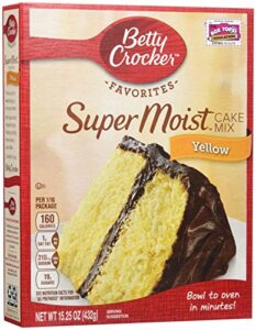 betty crocker super moist yellow cake mix - 15.25 oz