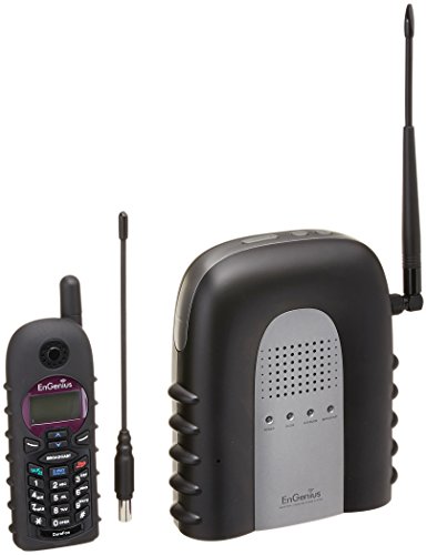 EnGenius Technologies DURAFON-SIP System 900 Mhz Radio Frequency, 10-Handset Landline Telephone, Gray