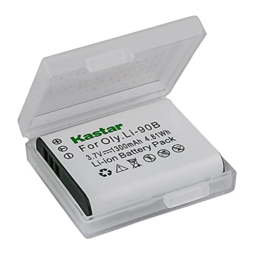 Kastar Battery (4-Pack) for Olympus LI-90B, LI-92B, UC-90 Work with Olympus SH-1, SH-50 iHS, SH-60, SP-100, SP-100EE, Tough TG-1 iHS, Tough TG-2 iHS, Tough TG-3, XZ-2 iHS Cameras