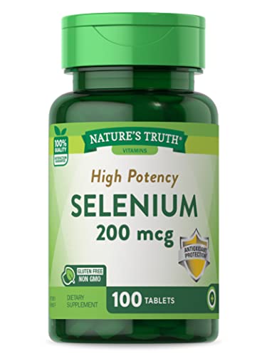 Nature's Truth Selenium 200 mcg Supplements, 100 Count