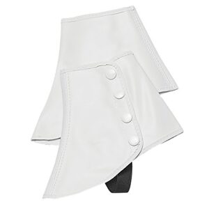 snap spats (white, medium) by director's showcase (dsi), white, size medium