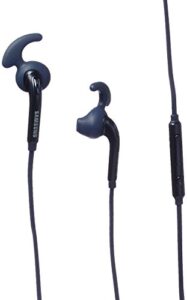 samsung active inear headphones for universal/smartphones, retail packaging - black sapphire - eo-eg920lbegus