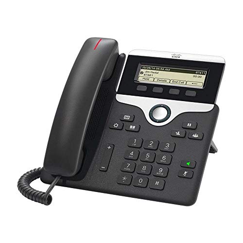 Cisco IP Business Phone 7811, 3.2-inch Grayscale Display, Class 1 PoE, Supports 1 Line, 1-Year Limited Hardware Warranty (CP-7811-K9=)