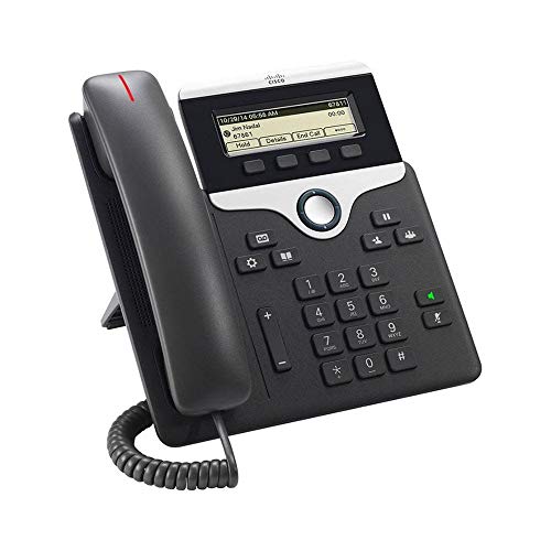 Cisco IP Business Phone 7811, 3.2-inch Grayscale Display, Class 1 PoE, Supports 1 Line, 1-Year Limited Hardware Warranty (CP-7811-K9=)
