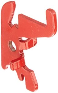 wall control pegboard standard slotted hook pack - slotted metal pegboard hooks for wall control pegboard and slotted tool board – red