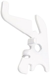 wall control pegboard standard slotted hook pack - slotted metal pegboard hooks for wall control pegboard and slotted tool board – white