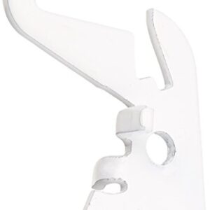 Wall Control Pegboard Standard Slotted Hook Pack - Slotted Metal Pegboard Hooks for Wall Control Pegboard and Slotted Tool Board – White