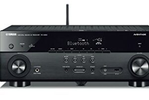 Yamaha RX-A550 5.1-Channel MusicCast AV Receiver with Built-In Wi-Fi and Bluetooth (Black), Works with Alexa