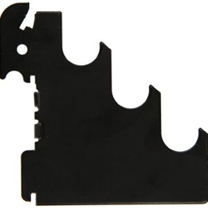 Wall Control Pegboard Slotted Metal Pegboard Rod Bracket Pair Accessory Pack for Wall Control Pegboard and Slotted Tool Board – Black