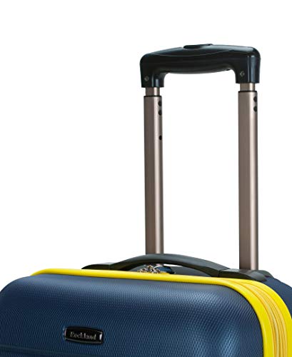 Rockland Melbourne Hardside Expandable Spinner Wheel Luggage, Navy, Carry-On 20-Inch