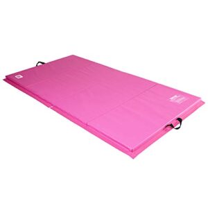 we sell mats - 4 ft x 8 ft x 2 in personal fitness & exercise mat for home workout - lightweight and folds for carrying – all purpose home gym mat – thick mat for yoga, pilates, stretches